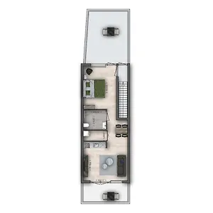  Appartement Sunny 45m2 Penthouse With Balcony And Terrace - R65c Nederland